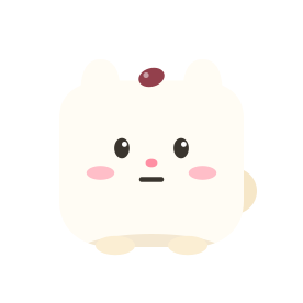 Mochi in the Okay mood